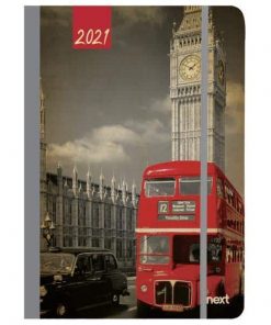 Next ημερολόγιο ACADEMIC+ 9/2023-12/2024 Gallery εβδομαδιαίο flexi 14x21εκ. Big Ben