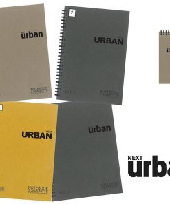 Next urban τετράδιο σπιράλ 21x29εκ. 4θεμ.