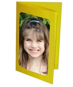 Next χαρτοκορνίζα κίτρινη 23x15.5εκ. για φωτό 13x18εκ.