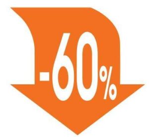 Next αφίσα "Βέλος -60%" για βιτρίνες 34x32εκ.