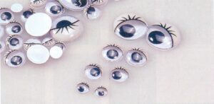 Efco μάτια με ματόκλαδα 15mm.