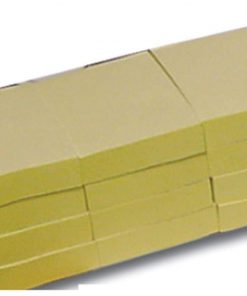 Αυτοκόλλητα χαρτάκια κίτρινα 5.1x3.8εκ. 100φ.