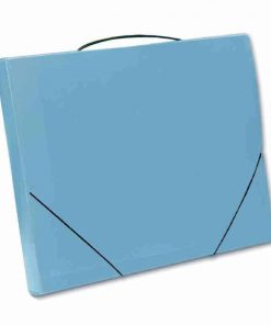 Next τσάντα συνεδρίων με λάστιχο PP μπλε διάφανη Υ35x26x4εκ.