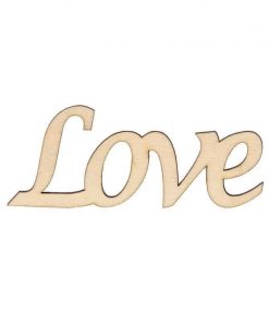 Επιγραφή love 10x4x0,3εκ.
