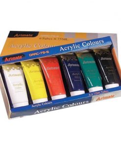 Ακρυλικά χρώματα 6τεμ. x 75ml