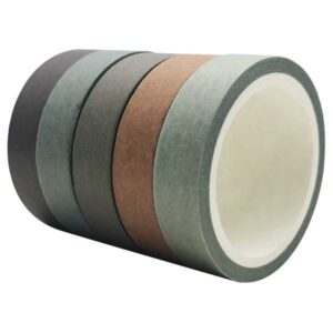 Αυτοκόλλητες κορδέλες αποχρώσεις Forest 5 τμχ