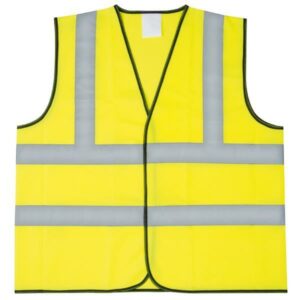 Γιλέκο ασφαλείας ανακλαστικό,  κίτρινο φωσφορούχο