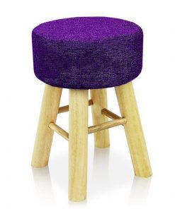 Σκαμπώ μωβ Υ44 εκ. Ø30 εκ.