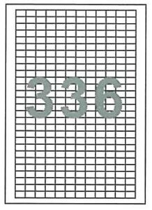 Fleks ετικέτ. αυτοκόλ. λευκές 15x10mm 336/φ 100φ Α4