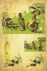 Χαρτί decoupage "Olive" 32x48εκ.