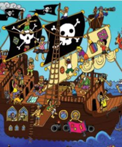 Next παζλ "Το καράβι των πειρατών" 35x50εκ. 48 τεμαχίων