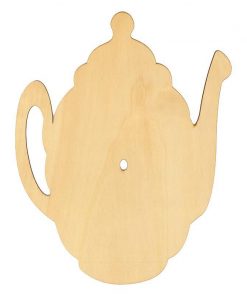 Τσαγιέρα ρολόι ξύλινη 30x24x0,3εκ.