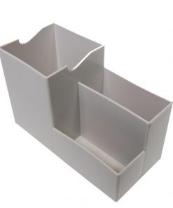 Μολυβοθήκη, γκρι, Υ10x15x7 εκ.