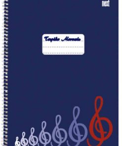 Next μουσικής τετράδιο σπιράλ 25x35εκ. 40φυλ.