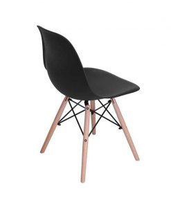 Καρέκλα πλαστική Nextdeco Oslo μαύρη Υ81x45x35εκ.