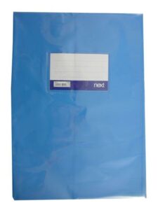 Next κάλυμμα τετραδίων εξηγήσεων γαλάζιο 17x25εκ.