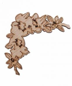 Γωνιακή μπορντούρα λουλούδι αγιουζ 75x75x3χιλ.