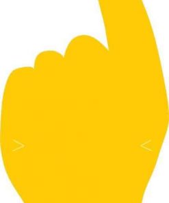 Next επιγραφή pp "Δάκτυλο δείκτης" 8x15εκ.