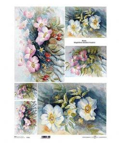 Ριζόχαρτο "flowers 1" 42x29.7εκ.   (ITD-R106L)