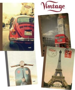 Next vintage 360° τετράδιο flexi 17x25εκ. 3θεμ. 192σελ.