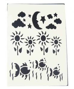 Στένσιλ Α4 απο πολυπροπυλένιο φεγγάρι