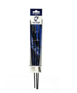 Talens van gogh σετ 3 πινέλα στρογγυλά Νο 000,0,2