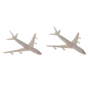 Αεροπλάνα πλαστικά μακέτας μήκος 5,5εκ. (4 τεμ.)