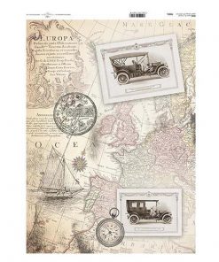 Ριζόχαρτο "map 1" 42x29.7εκ.   (ITD-R035L)