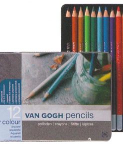 Talens van gogh νερομπογιές ξυλομπογιές 12τεμ