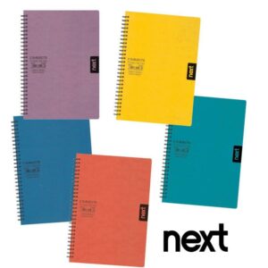 Next τετράδιο πρεσπάν σπιράλ 21x29εκ. 3θεμ.