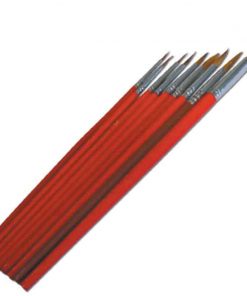 Πινέλα ακουαρέλας στρόγγυλα κόκκινα Νο 4