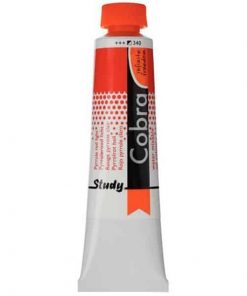 Talens Cobra Study water mixable oil 340 pyrrole red light 40ml.