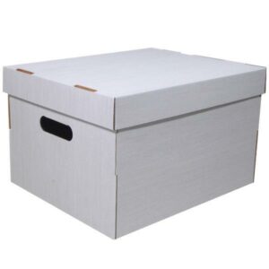 Νext κουτί fabric λευκό Α4 Υ19x30x25,5εκ.