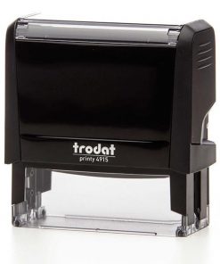 Trodat printy σφραγίδα μαύρη 4915 με μπλε μελάνι