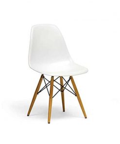 Καρέκλα πλαστική Nextdeco Oslo λευκή Υ81x45x35εκ.