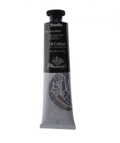 Phoenix χρώμα λαδιού lamp black 200ml