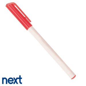 Next στυλό διαρκείας 1mm κόκκινο καπάκι. Δυνατότητα εκτύπωσης