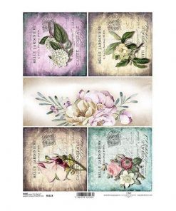 Ριζόχαρτο "belle jardiniere" 21x29εκ.   (ITD-R1123)