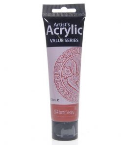 Phoenix ακρυλικό χρώμα 684 burnt sienna, σωληνάριο 100ml
