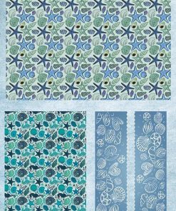 Χαρτί decoupage "Shells" 32x48εκ.