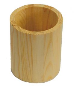 Μολυβοθήκη ξύλινη στρόγγυλη Ø8εκ.