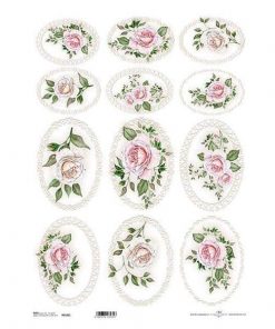 Ριζόχαρτο "bouquets 1" 42x29.7εκ.   (ITD-R182L)