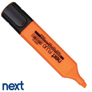 Νext φωσφορούχος μαρκαδόρος fluo πορτοκαλί