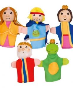 Goki σετ 5 δακτυλοφιγούρες Υ10 εκ."Πριγκίπισσα και ο βάτραχος".