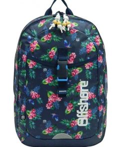 Bagtrotter τσάντα πλάτης λουλούδια 49x33x12εκ.