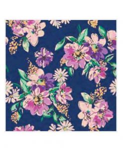 Χαρτοπετσέτες 20τεμ. "μοτίβο με λουλούδια σε σκούρο μπλε" 33x33εκ. (SDOG 029401)