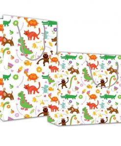 Next χάρτινη τσάντα Ζωάκια Υ40x46x14