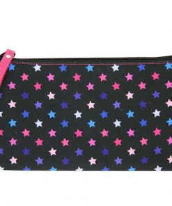 Βagtrotter κασετίνα βαρελάκι "Miniseri" μαύρο-πουά 22.5x13.5x1εκ.