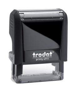 Trodat printy σφραγίδα μαύρη 4911 με μαύρο μελάνι