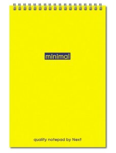 Next minimal μπλοκ σπιράλ 21x29εκ. 2θεμ. 80φυλ.